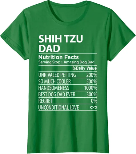 Vista 42 de Shih Tzu Dad - Camiseta divertida para dueño de perro Shih Tzu, Negro