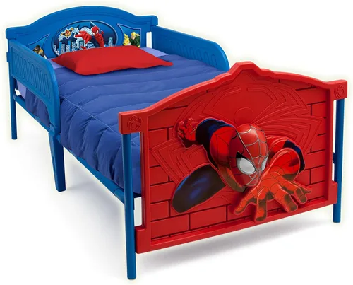 Vista 7 de Delta Children Cama Individual de Plástico con Piecera 3D, Disney Minnie Mouse