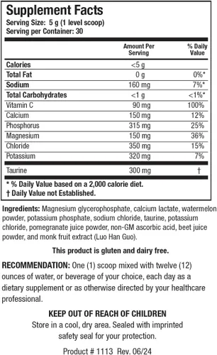 Vista 2 de BIOTICS RESEARCH Electrolyte Forte™Premium Magnesio Potasio Calcio, 5oz