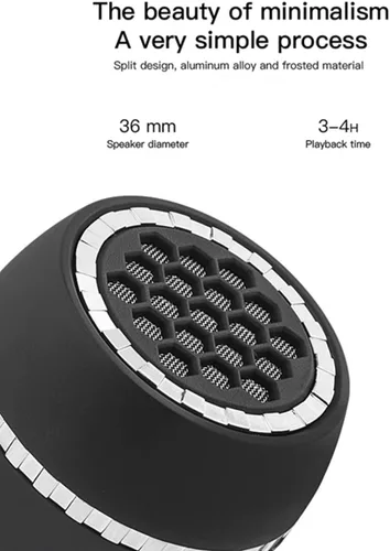 Vista 10 de Leadsound Altavoz portátil, Crystal 3W 1.063 in 8Ω Mini altavoz inalámbrico con conector de audio auxiliar de 0.138 pulgadas, enchufe de graves