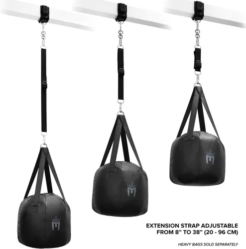 Vista 5 de Meister Kit de montaje de viga con mosquetón para colgar boxeo y bolsas pesadas MMA