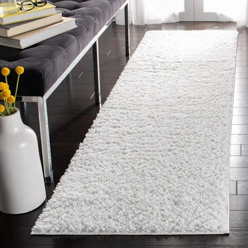 Vista 29 de SAFAVIEH Colección August Shag - Alfombra de área de 6 x 9 pies, color lila, diseño sólido, no desprende pelusa y de fácil cuidado, grosor de 1.2