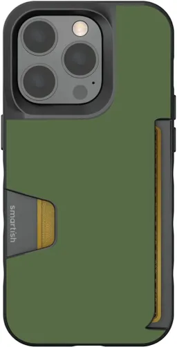 Vista 10 de Smartish - Funda delgada para iPhone 11 Pro Max verde militar - Gripmunk [ligera + protectora] Funda de agarre fino para teléfono celular con cámara
