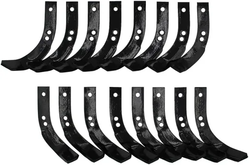 Vista 2 de 1901118 Juego de dientes de repuesto Troy-Bilt Tiller con herrajes para caballo/poni