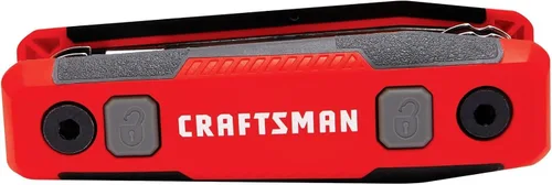 Vista 6 de CRAFTSMAN Juego de llaves hexagonales, MM, bloqueo plegable de 8 piezas (CMHT26024)