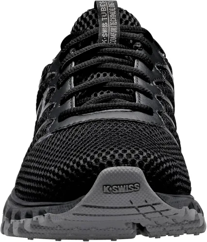 Vista 4 de K-Swiss Zapatos de entrenamiento Tubes 200 para hombre, NegroVapor AzulPuré Calabaza