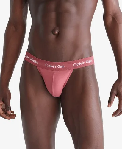 Vista 2 de Calvin Klein Paquete de 3 correas elásticas de algodón para hombre
