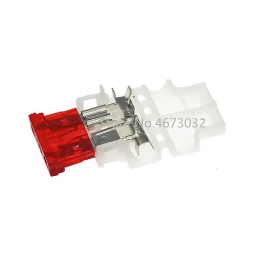 Vista 2 de Fuse 5sets Auto Standard Middle Fuse Holder + Car Boat Truck ATC/ATO Blade Fuse 3A 5A 10A 15A 20A 25A 30A 35A 40A (Size : 5sets 15A)