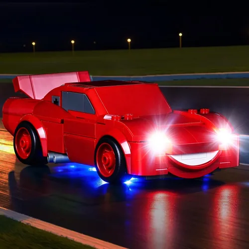 Vista 7 de BrickBling Luz LED compatible con Lego Speed ChampionsLightning McQueen 77255 - No viene con coche (77255)