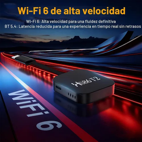 Vista 4 de Android 14.0 TV Stick HS86 T2 4K 2GB RAM 16GB ROM Dual Wi-Fi BT5.4