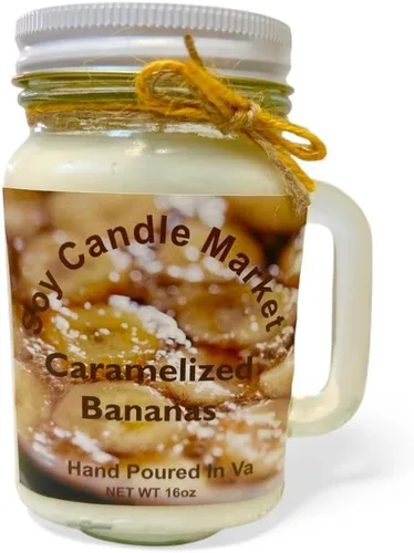 Vista 66 de Velas perfumadas de soja Velas hechas a mano y altamente aromáticas que queman hasta 85 horas en tarro de cristal, perfectas para decoración