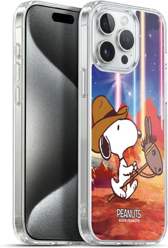 Vista 9 de Head Case Designs Funda de gel con licencia oficial de Peanuts Nebula Cactus Needles Snoopy Space Cowboy [protección de grado militar] compatible