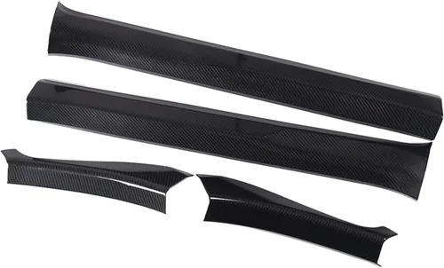 Vista 5 de TOYCIDFG Protectores de placa para umbral de puerta de automóvil, para C8 Corvette Stingray 2020-2023, protector de borde de puerta, panel de fibra
