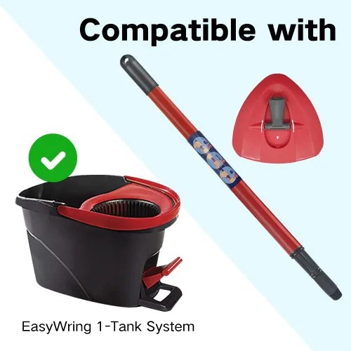 Vista 6 de Accesorios de repuesto compatibles con O-ceda 1 sistema de tanque Spin Mop 1 Mango 1 Base