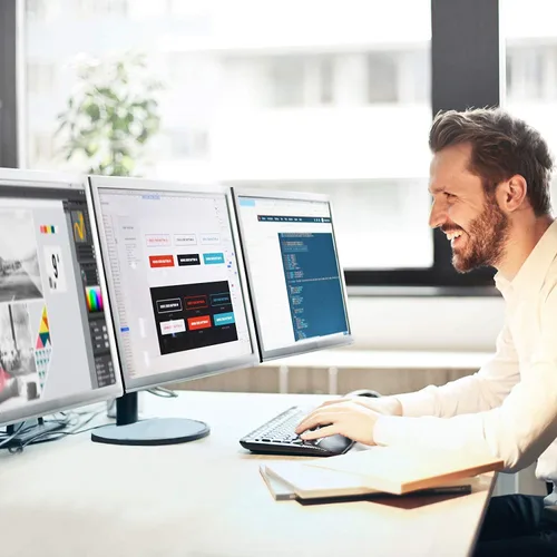 Vista 7 de gofanco Prophecy Adaptador DisplayPort 1x3 DisplayPort 1.2 a 3 puertos – DP a Triple DisplayPort MST Hub con modo de pantalla extendida – 4K @30Hz