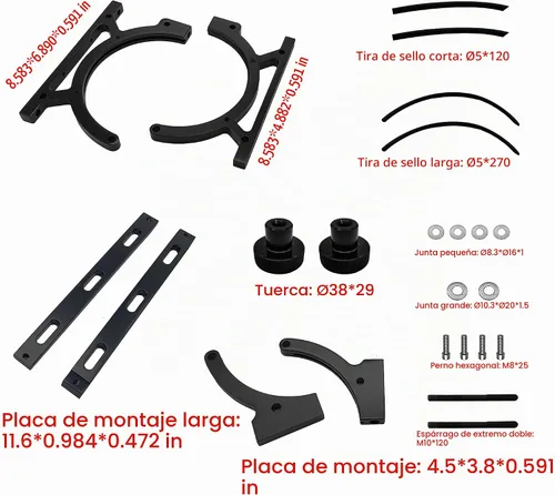 Vista 3 de X-AVION Óxido Nitroso Nos Billet Aluminio Soporte De Botella Individual Negro, Trajes Botellas De 10LB