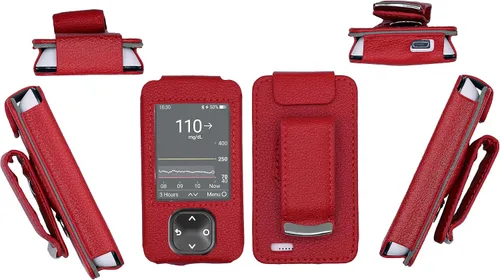 Vista 7 de Funda Premium (con clip para cinturón/cordón) para Dexcom G7 (negro)