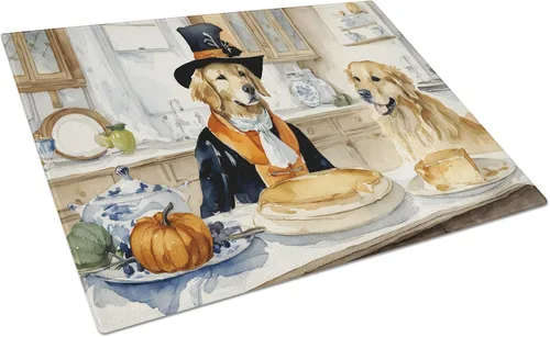 Vista 58 de Caroline's Treasures DAC1720LCB Affenpinscher - Tabla de cortar de vidrio con calabazas para cocina de otoño, grande, decorativa, de vidrio