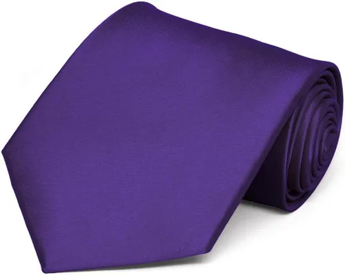 Vista 323 de tiemart Corbata de color sólido para hombre Longitud estándar