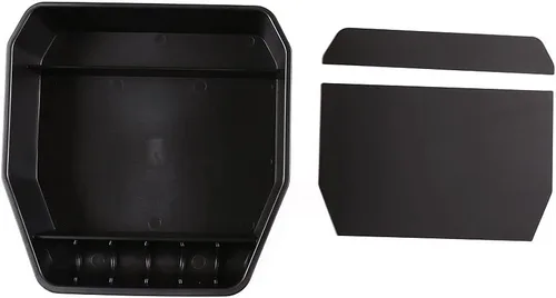 Vista 8 de Caja de almacenamiento de plástico ABS para consola central de automóvil para Land Rover Defender 110 2020 2021 (estilo C)