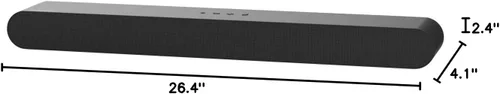 Vista 2 de Samsung Barra de sonido todo en uno HW-S50B/ZA 3.0ch con Dolby 5.1, DTS Virtual:X, Q Symphony, altavoz central integrado, sonido adaptable Lite