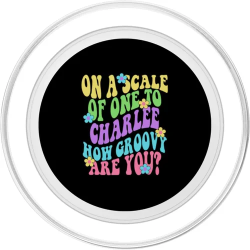 Vista 2 de CHEYENNE Personalized Name Cute Retro Girls Groovy Birthday PopSockets MagSafe PopGrip for iPhone