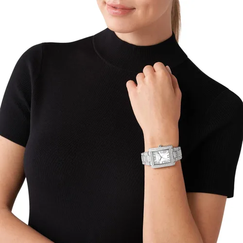 Vista 4 de Michael Kors Emery Three-Hand Stainless Steel Watch