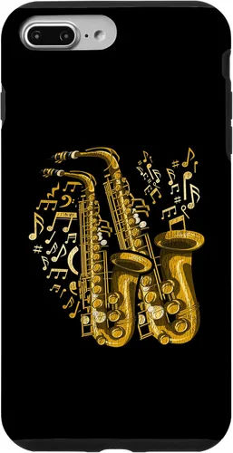 Vista 12 de Funda para iPhone 12 mini músico, saxofonista y saxofonista de jazz