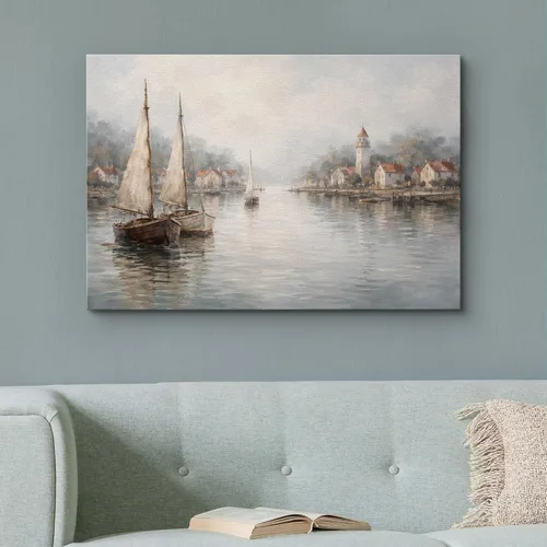 Vista 122 de wall26 Prado con álamos por Claude Monet - Arte moderno impresionista, arte en lienzo para el hogar, 12 x 18 pulgadas