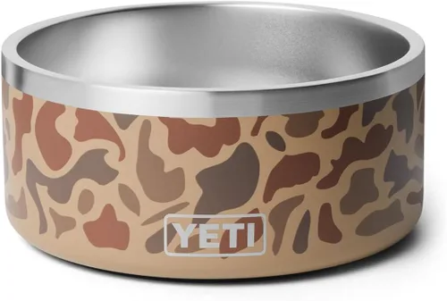 Vista 25 de YETI Boomer 8 - Tazón antideslizante y de acero inoxidable para perro, con capacidad de 64 onzas Blanco
