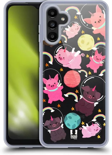 Vista 8 de Head Case Designs Cat Space Unicorns - Funda de gel suave compatible con Samsung Galaxy A13 5G (2021)