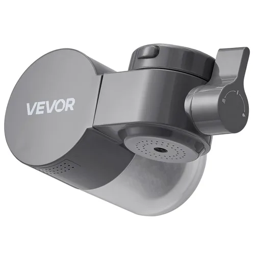 Vista 12 de VEVOR Filtro de agua de montaje en grifo, purificador de agua horizontal para grifo de fregadero, filtros de fibra de carbono, elimina el plomo