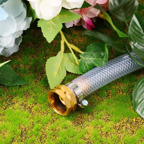 Vista 5 de Hotop Kit de reparación de manguera de vástago de rosca hembra de aluminio, 3 piezas, kit de reparación de extremo de jardín con abrazaderas