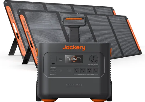 Vista 13 de Jackery Estación de energía portátil Explorer 2000 Plus, generador solar con batería LiFePO4 de 2042 Wh, salida de 3000 W, expandible a 24 kWh 6000