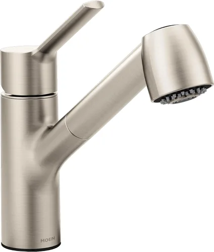 Vista 12 de Moen Method Grifo de cocina moderno de una manija extraíble con limpieza eléctrica, cromado, 7585C