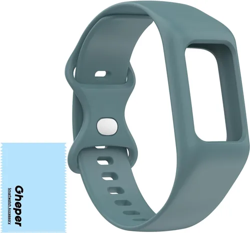 Vista 20 de Correa de reloj suave compatible con Fitbit Charge 6, Charge 5, Charge 4, Charge 3/3SE, correa de muñeca de silicona protectora todo en uno, correa