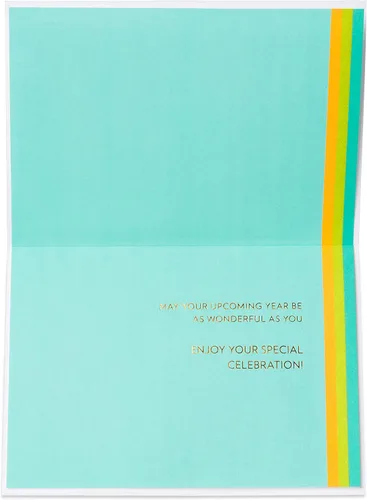 Vista 2 de Papyrus Tarjeta de cumpleaños (As Wonderful As You)
