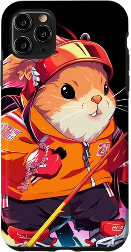 Vista 11 de Funda para iPhone 15 de conejillo de indias Jugador de hockey sobre hielo
