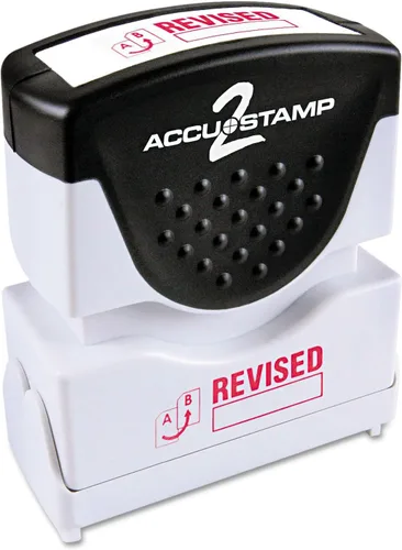Vista 11 de ACCUSTAMP 2 035594 - Sello de obturador con copia roja Microban 1 5/8 x 1/2