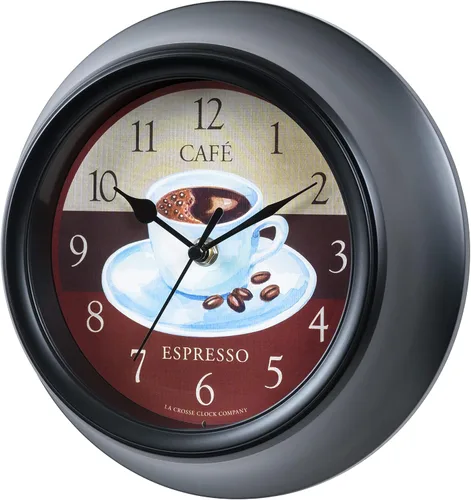 Vista 3 de La Crosse Technology 404-3623C - Reloj de pared de cuarzo (9 pulgadas)