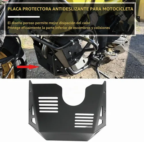 Vista 4 de Worldmotop - Placa de aluminio para motor compatible con Suzuki V-Strom 1050XT DL1050 1050 XT 2020 2021 cubierta protectora de marco protector