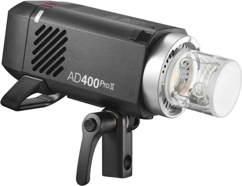 Vista 9 de Godox AD200 PRO II TTL Kit de flash de bolsillo con cabezales de flash H200J II y H200 II, pantalla a color y lámpara de modelado LED