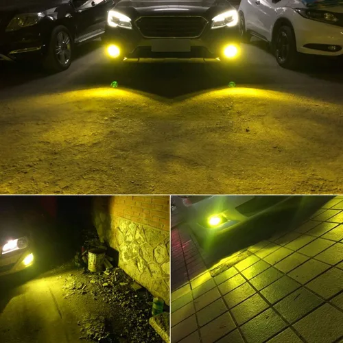 Vista 7 de PHINLION PSX24W 2504 - Bombillas LED amarillas antiniebla de 3800 lúmenes súper brillantes CSP 12276, reemplazo para lámparas antiniebla de coche