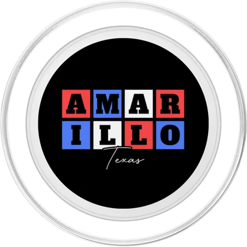 Vista 2 de Amarillo Texas Travel Vacation Souvenir PopSockets MagSafe PopGrip para iPhone