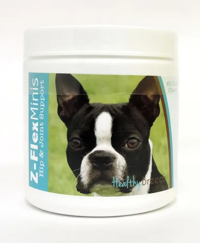Vista 27 de Healthy Breeds Affenpinscher Z-Flex Minis - Masticables suaves para cadera y articulaciones, 60