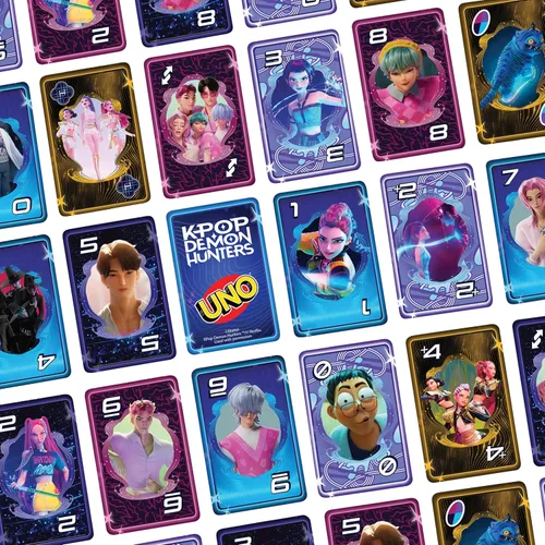 Vista 6 de Juego de cartas KPop Demon Hunters UNO