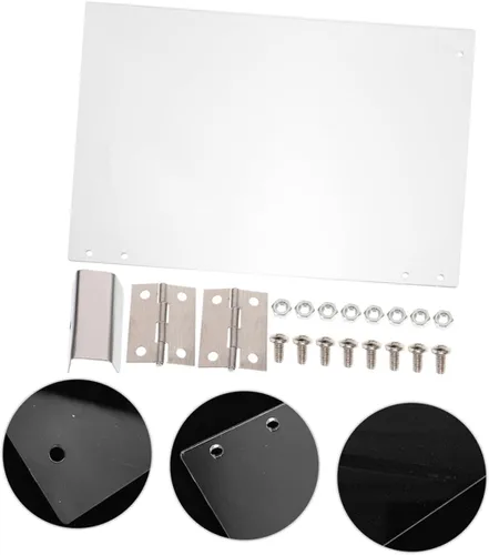Vista 7 de Paneles protectores comerciales para hacer palomitas de maíz, paneles de puerta de repuesto, tapas de PVC para máquina de hacer palomitas de maíz, 2