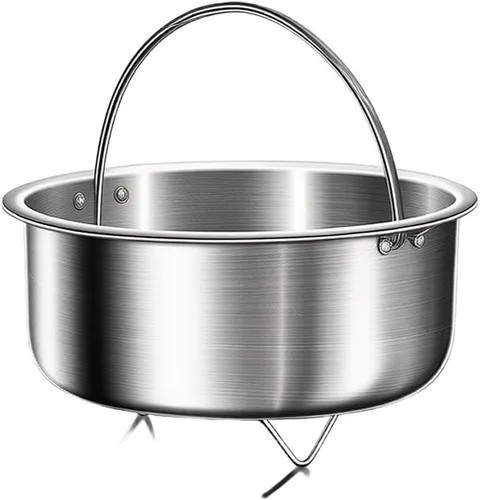 Vista 12 de Stainless Steel Vegetable Steamer Basket With Feet, 304 Metal