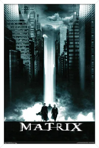 Vista 13 de Trends International The Matrix - Póster de pared de arte clave, 14.725 x 22.375 pulgadas, versión enmarcada de madera de granero Versión enmarcada