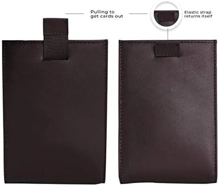 Vista 2 de Avera - Cartera de piel auténtica con cierre RFID